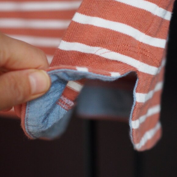 Loft | Striped Knit T-Shift Dress - Picture 6 of 6